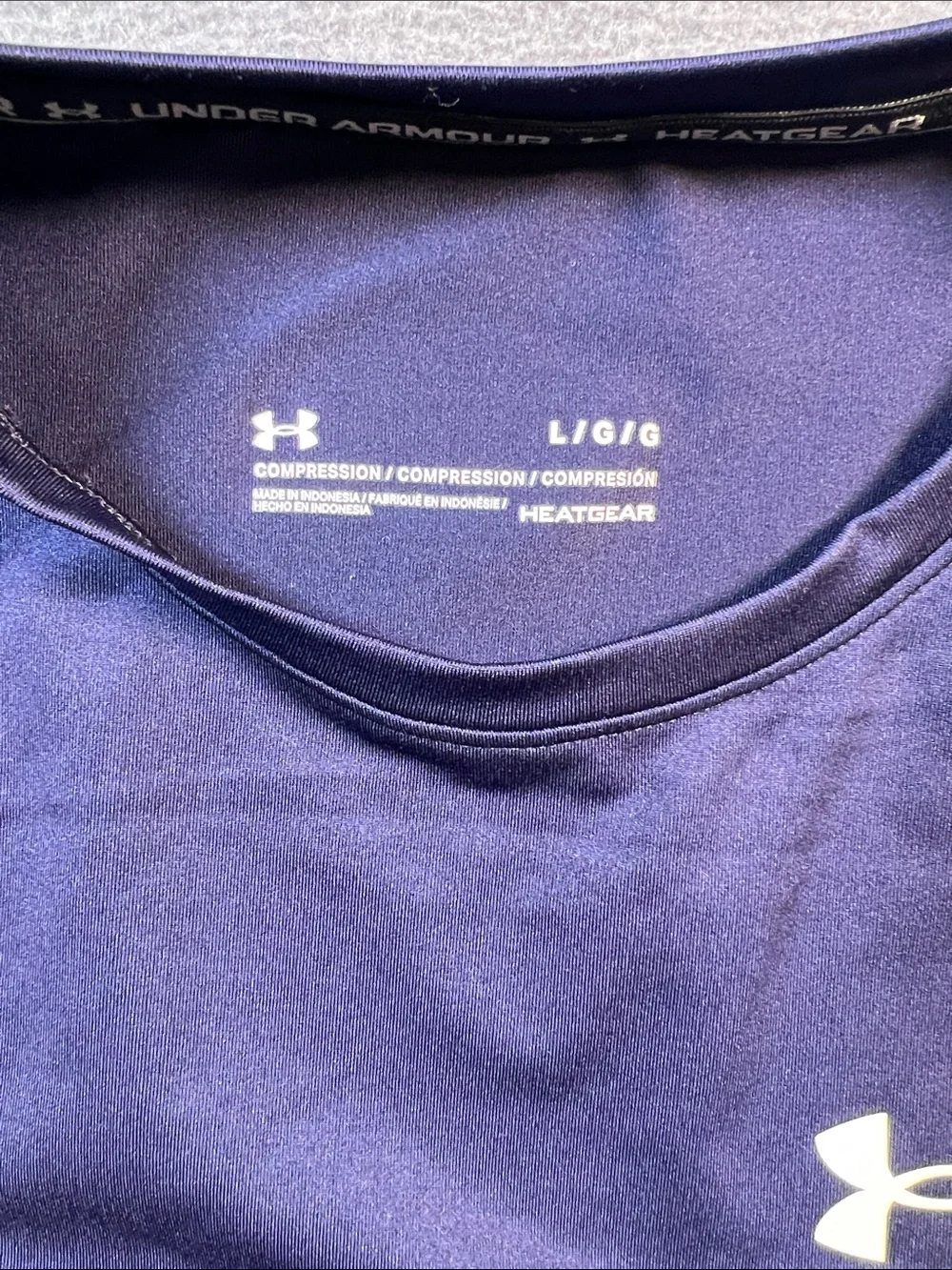 Under Armour Navy Long Sleeve Performance Shirt